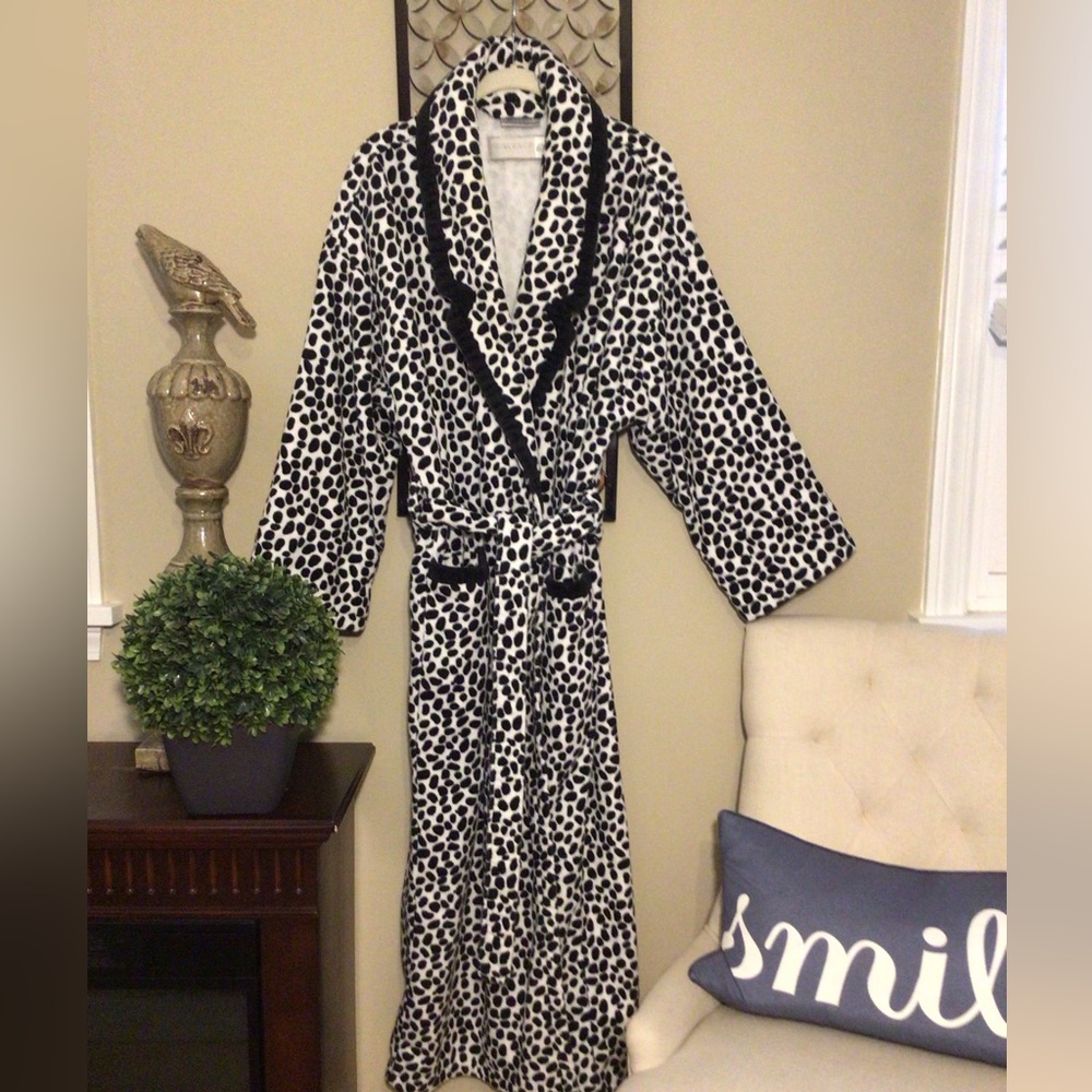 Provence Leopard Print Robe
